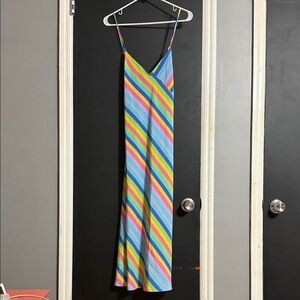Victoria’s Secret Collection Vintage 90s Retro Hippie Striped Nightie Size: M
